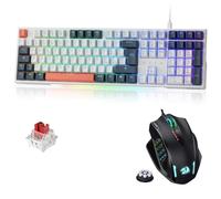 Redragon K668 RGB Tastiera Gaming QWERTY Layout Italiano + M908 MMO Mouse