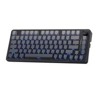 Redragon K673 GB 75% tastiera wireless Gasket RGB gaming, 3 modalità 81 tasti PBT tastiera meccanica compatta, controllo a pulsante dedicato e smorzamento del rumore a 5 strati, interruttore lineare