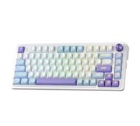 Redragon K673 MAX 75% tastiera wireless Gasket RGB gaming, 3 modalità, 81 tasti, tastiera PBT compatta con hot swap, controllo pulsante dedicato e riduzione del rumore a 5 strati, interruttore lineare