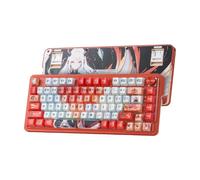 Redragon K673 PRO SE 81 tasti Wireless RGB 3 modalità Anime Tastiera da gioco con presa meccanica hot-swap, interruttore lineare Hi-Fi personalizzato Rosso