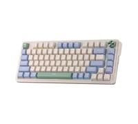 Redragon K673 Pro Tastiera da Gioco senza Fili Gasket RGB 75% 3 Modalità 81 Tasti Tastiera meccanica compatta con Base sostituibile Caldo Pulsante Rotante Speciale e Cuscinetti ammortizzanti del