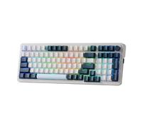Redragon K686 PRO 98 tasti Guarnizione wireless a 3 modalità Tastiera meccanica da gioco RGB a 5 strati con smorzamento del rumore Hot-Swap BIANCO