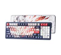 Redragon K686 PRO SE 98 tasti Gasket RGB Gaming tastiera, tastiera meccanica a 3 modalità anime con base hot swap, controllo speciale della manopola e cuscinetti antirumore, interruttore lineare Hi-Fi