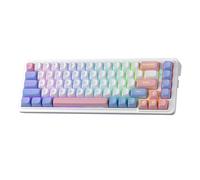 Redragon K709 PRO 65% tastiera wireless Gasket RGB gaming, 68 tasti tastiera meccanica hot-swap con base free-mod, riduzione del rumore a 5 strati e tappi per tasti rotondi, interruttore lineare