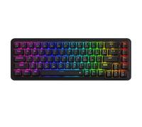 Redragon K709 Tastiera da gioco RGB con guarnizione cablata al 65%, tastiera meccanica compatta hot-swap a 68 tasti con presa Free-Mod, smorzamento del rumore a 3 strati e tasti freccia dedicati,