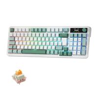 Redragon K719 Pro - Tastiera meccanica da gaming, wireless, 95% QWERTY | Display TFT e manopola di controllo, Tri-Mode BT 5.0 2,4 GHz USB-C, guarnizione a 5 strati di ammortizzazione, hot-swap, RGB