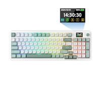 Redragon K719 Tastiera meccanica da gioco con guarnizione wireless 95 tasti, display informativo TFT da 1,14 pollici a controllo facile, interruttori Menta Mambo