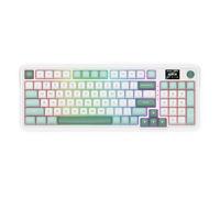 Redragon K719 Tastiera meccanica da gioco con guarnizione wireless 95 tasti, display informativo TFT da 1,14 pollici a controllo facile, interruttori Menta Mambo
