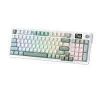 Redragon K719 Tastiera meccanica da gioco con guarnizione wireless 95 tasti, display informativo TFT da 1,14 pollici a controllo facile, interruttori Menta Mambo