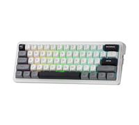 Redragon K722 PRO 60% tastiera wireless Gasket RGB gaming, 60% hot-swap, tastiera meccanica compatta con base free-mod, riduzione del rumore a 5 strati e tappi per tasti PBT rotondi, interruttore