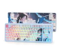Redragon K728 PRO SE 80% 87 tasti Tastiera da gioco RGB con guarnizione wireless, tastiera meccanica anime a 3 modalità