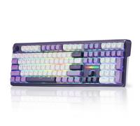 Redragon Wireless Gasket RGB Gaming Tastiera meccanica a 108 tasti, presa LED frontale sud hot-swap, interruttore Menta Mambo