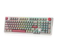 Redragon K768 PRO Tastiera da gioco RGB con guarnizione wireless a 100 tasti, massiccia tastiera meccanica in PBT da 8000 mAh con presa hot-swap, controllo manopola dedicata e smorzamento del rumore a