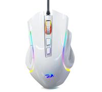 Redragon M602AW-RGB Gaming Mouse 7200 DPI, 4000FPS 10G ACC, 1000Hz polling rate, 5 Memory Modes, GRIFFIN Computer Mouse for PC Games (White)