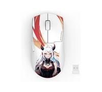 Redragon M918AK Mouse da gioco wireless a 3 modalità 55G leggero 26K DPI ergonomico con impugnatura naturale, bianco
