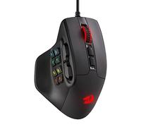 Redragon Mouse da gioco M811 Aatrox MMO, 15 pulsanti programmabili, mouse da gioco RGB cablato con presa ergonomica naturale, 10 tasti macro laterali
