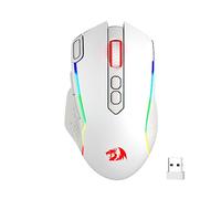 Redragon Mouse da gioco wireless M810 Pro 10000 DPI cablato/wireless pulsante accensione rapido 8 tasti macro potenza continua 45 ore retroilluminazione RGB PC/Mac/Laptop