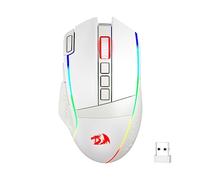 Redragon Mouse da gioco wireless M991, 19.000 DPI cablato/wireless con pulsante di accensione rapido, 9 tasti macro, 45 ore di alimentazione permanente e RGB per PC/Mac/Laptop