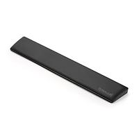 Poggiapolsi per tastiera da gioco Redragon, supporto ergonomico per le mani in memory foam morbido, base stabile in gomma antiscivolo ergonomica Black L