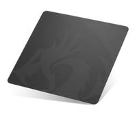 Redragon PG1M Tappetino per mouse in vetro, superficie di precisione ultra liscia con base antiscivolo, facile da pulire, tappetino per mouse rigido per gaming, 330 x 330 x 3,7 mm (nero) (nero, 11,8 L