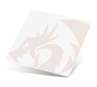 Redragon PG1M Tappetino per mouse in vetro, superficie di precisione ultra liscia con base antiscivolo, facile da pulire, tappetino per mouse rigido per gaming, 330 x 330 x 3,7 mm, bianco