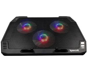 REDRAGON PIASTRA DI RAFFREDDAMENTO PER LAPTOP GCP511 Ingrid - Nero, ventole RGB, 3 USB, per 15-17"