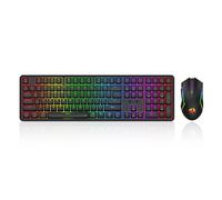 Redragon S163 Wilreess Gaming Keyboard & Mouse Combo, 108 tasti K689 PRO RGB Guarnizione Tastiera e 8000 DPI M693 Gaming Mouse Bundle