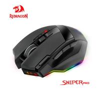 REDRAGON SNIPER PRO M801P RGB USB 2.4G Mouse da gioco wireless Mouse da gioco 16400 DPI 10 pulsanti Programmabile ergonomico per PC portatile