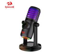 REDRAGON STELLARIS GM306 USB RGB Gaming PC Streaming Microfono 4 Modelli polari Computer Condensatore Registrazione Desktop Mic Mute