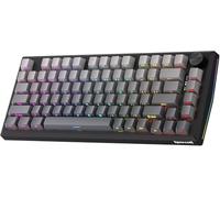 Redragon Tastiera da gioco K687 HE con guarnizione cablata, tastiera meccanica a scatto rapido a 81 tasti con interruttore magnetico ad effetto Hall dedicato, scheda in alluminio CNC, manopola di