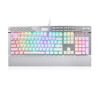 Redragon Yama K550 Tastiera RGB Gaming (Bianca), US Layout