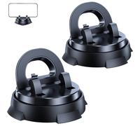 Redreeer Car Phone Holder, Car Phone Mount, Universal Fit, 360-Degree Rotatable Mobile Holder with Non-Slip Base, No Installation Required, Strong Adsorption Cars Holders, for All Models (2 PCS)
