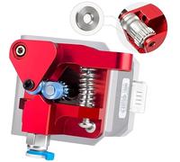 Redrex Ender 3 Estrusore Dual Gear Extruder Metal Drive Feeder Upgrade per Ender 3 V2,Ender 3 Pro,Ender 3 Neo Series,Ender 5,Ender 5 Pro&Plus,CR10,Stampante 3D (Albero Motore>21.5mm) TPU Supported