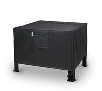 REDRICH Copertura quadrata per braciere - Copertura per braciere da esterni, copertura completa, antipolvere, anti UV e impermeabile, 71 x 71 x 40 cm, nero
