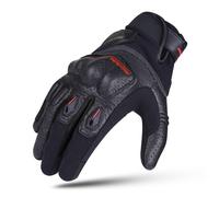REDRUM Guanti Moto In Pelle Con Protezione Nocche Hard Knuckle