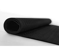 REDS SRL - Proteggi Pavimento in gomma TPE Nero Super Resistente, No Odore, Aderente, Copripavimento, Proteggi Tavolo da Lavoro, Proteggi Baule e Molto Altro - 150x200cm