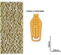 Reds Tenda Antimosche 120x225 cm colore Melange Marrone Magnolia Fly - 1718
