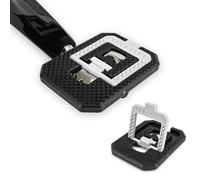 Redshift Mousetrap Pedal Adapters for SPD-Compatible Clipless Pedals, Gravel, Road, MTB, Commuter, and Hybrid Bikes, Black/Gray