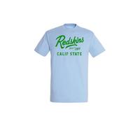 REDSKINS Junior Magliette T Shirts Polos Camicie e Canotte Sportivi Casua Maniche Corte Cotone Estate Ragazzo Ragazza Bambino Bambina Modello Rs4154 Indaco Taglia 14 Anni