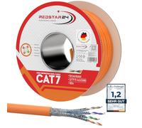 RedStar24 CAT 7 Cavo di rete 100m - Cavo Ethernet CAT7 Schermato, Rame