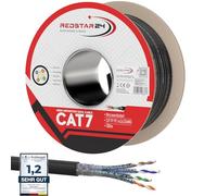 RedStar24 CAT 7 Cavo di rete esterno 100m - Cavo Ethernet CAT7 Schermato