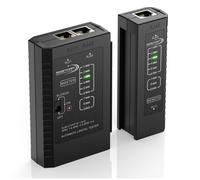 RedStar24 Tester di Rete Tester Cavi LAN con RJ11 RJ12 RJ45 per Patch LED di