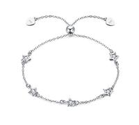 REDSUN Bracciale da donna in argento Sterling 925 con koala, farfalla, malocchio, bradipo, bussola, albero della vita, regolabile, per donne, ragazze, mogli, madri, figlie, Argento sterling, Zirconie