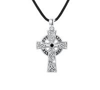REDSUN - Collana con ciondolo a forma di freccia vichinga, martello di Thor, in argento sterling 925, con ciondolo a forma di croce, ciondolo celtico, amuleto, per uomo, figlio, ragazzo, donna, uomo e