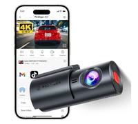 REDTIGER 4K Dashcam Auto Frontale, WiFi Integrato e APP, Visione Notturna | Dashcam Antifurto, WDR, Registrazione in Loop, Installazione in Due Passaggi, Monitor Parcheggio, Supporta Fino a 256GB (F11)