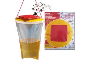 REDTOP Trappola per mosche, misura L, 3 litri trappola biologica per mosche in sca