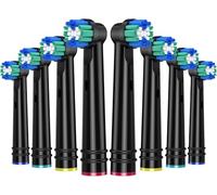 REDTRON Testine di ricambio per spazzolini elettrici Oral B, 8 pezzi Precision Clean Teste spazzolino da denti per Vitality Pro Smart Genius Series e altri EB20-P