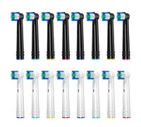 REDTRON Testine di ricambio per spazzolino elettrici Oral B, 16 pezzi Teste spazzolino adatto per Precision Clean, Testa spazzolino sostituzione per Vitality Smart Genius Series e altri