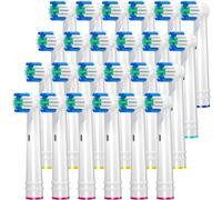 REDTRON Testine di ricambio per spazzolino elettrici Oral B, 24 pezzi Teste spazzolino adatto per Precision Clean, Testa spazzolino sostituzione per Vitality Smart Genius Series e altri