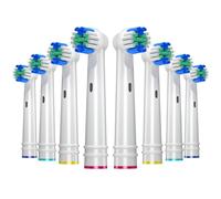REDTRON Testine di ricambio per spazzolino elettrici Oral B, 8 pezzi Teste spazzolino adatto per Precision Clean, Testa spazzolino sostituzione per Vitality Smart Genius Series e altri